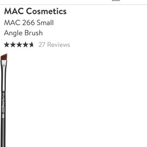 Mac Cosmetics discontinued 266 small angle brush.